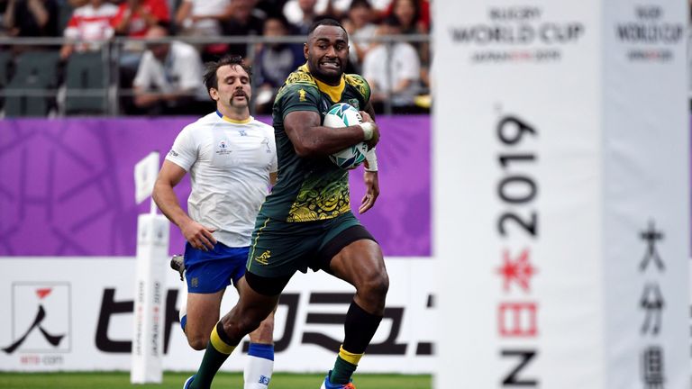 Tevita Kuridrani scored a try in each half